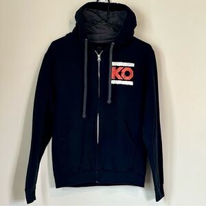 WWE The Kevin Owens Show Black and Red Zip Up Hoodie - Size: Small